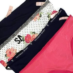 Set of 4 VS Hipster Hiphugger Panties XL NWT